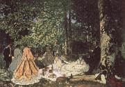 Claude Monet Le Dejeuner sur I-Herbe USA oil painting artist